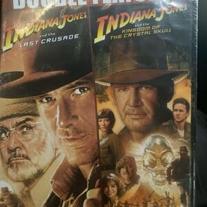 Indian Jones Double Feature New Sealed Last Crusade Kingdom Of The Crystal Skull